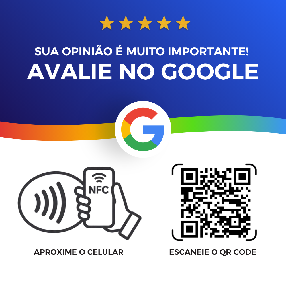 Plaquinha Azul Google